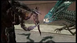 Gmod NPC Fights: Alien Queen vs Saddler -Alien vs Resident Evil 4- Recuest by Lennin Espinosa