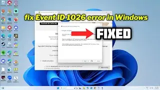 (FIXED) Event ID 1026 error in Windows