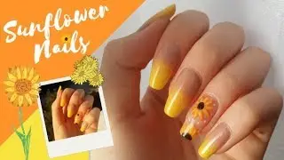 Sunflower Nail Art