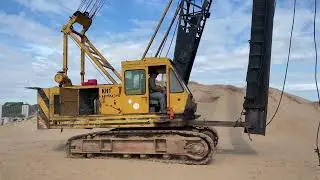 Hitachi KH100 Dragline 30 Tons | Powerful Crawler Crane Work