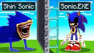 SHIN SONIC VS SONIC.EXE IN MINECRAFT PE!