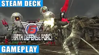 Earth Defense Force 6 Steam Deck Gameplay
