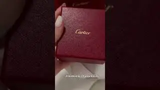 Unboxing my new Cartier ring with me for spring 🥰 Soo fine ❤️ link on bio 😘🥰