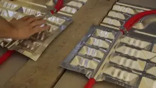 Wie du eine Fußbodenheizung in einer Holzbalkendecke verlegst