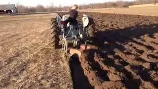 1945 Ford 2N Plowing