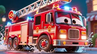 My Little Fire Truck Song for Kids | Vehicles & Learning Song, Nursery Rhymes & Baby Songs 🚒🎶