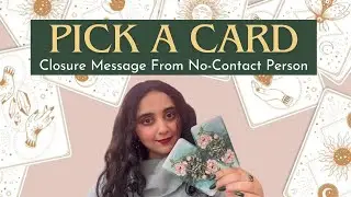 Closure message from non-contact person 🥺 #pickapile #hinditarot #lovetarot @444curlytarot 