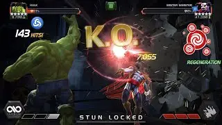 Hulk's INSANE Stun Locked Synergy (Gamma Rage) Crazy Powerful! - Marvel Contest of Champions