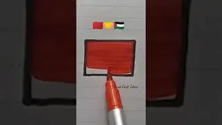 Morocco Flag Drawing 🇲🇦🤝🇵🇸❤️💪⚔️🇮🇱 #morocco #flagdrawing #youtubeshorts #art #zinetcraftideas #short