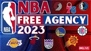NBA FREE AGENCY WATCH 2023 | WHO IS ON THE MOVE?? | WATCHPARTY | REAL FANS SPORTS