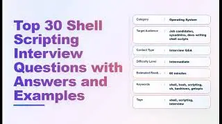 Top 30 Shell Scripting Interview Questions & Answers (With Examples) &mdash; Echo With Coffee