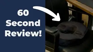 Donut Pillow Coccyx Seat Cushion for Tailbone Pain Relief | If you need it, you need it