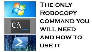 How to Use RoboCopy and the Only Command You Will Ever Need