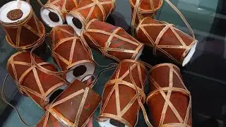 Dolak making with tea glasses... #paper craft