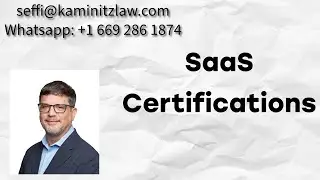 SaaS Vendor's certifications and policies.
