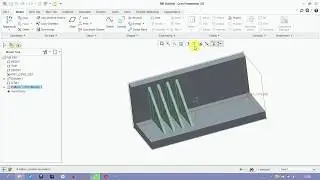 Rib command in creo parametric - trajectory rib and pattern of rib in creo