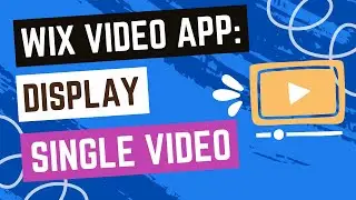How To Display a Single Video in Your Wix Video Player