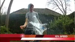 Extreme Slowmotion Balloon SPLASH 1000fps! GoPro HD 2