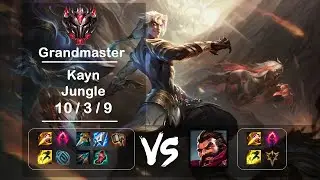 Jungle Kayn vs Graves KR Grandmaster Patch 12.7