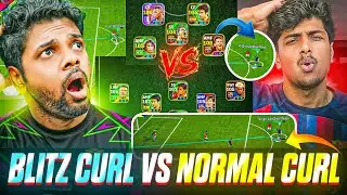 Blitz Curl Vs Normal Curl Outside Box Challenge|ഇമ്മിണി പുളിക്കും മുട്ടാൻ😂|efootball|DG