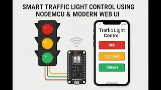 Smart Traffic Light Control Using NodeMCU & Modern Web UI 🔴🟡🟢