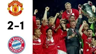 Manchester United vs Bayern Munchen ! Final Liga Champions 1998/1999⚽🔥