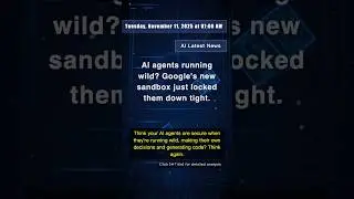🧐👉 AI agents running wild? Google's new sandbox just locked them down tight. #QixNewsAI