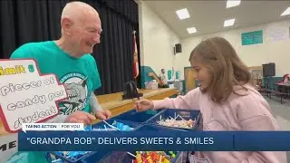 'Grandpa Bob' delivers sweets and smiles at Carwise Middle School in Palm Harbor
