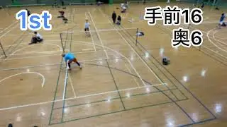 【バドミントン】chan  HRシングルス大会 予選第１試合1st②