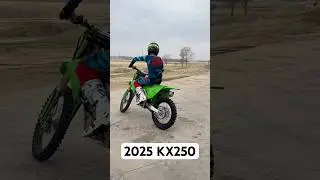 New 2025 KX250 - First Ride #mx #moto #kx