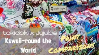Tokidoki x Jujube Kawaii-round the World Print Comparisons