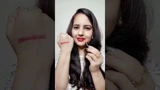 My Glamm Retro soft mini Lipstick Duo lip & hand swatches...#shortvideo #shorts #lipstick #beauty