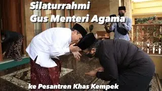 SIlaturrahmi Gus Menteri Agama Ke Pesantren Khas Kempek