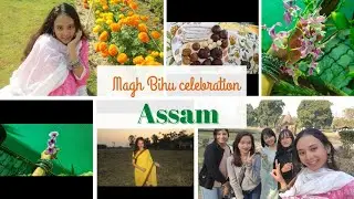 Magh Bihu celebration, 1st time experience/Visiting frns home 🏠/Assam 