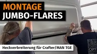 Jumbo-Heckverbreiterung-Montage am Crafter &ndash; Mehr Platz im Van f&uuml;r Querschl&auml;fer