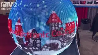 InfoComm 2018: Shenzhen Apexls Optoelectronic Demos the Creative 1.2mm LED Sphere
