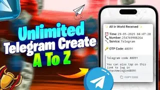 How to Create Unlimited Telegram Account // Unlimited telegram Peru number 