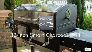 Kenmore 32-Inch Smart Charcoal Grill