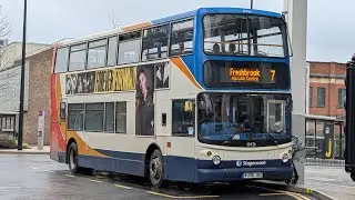 The queen of Axles - stagecoach west 18436 {VU06 JBZ} ALX 400 Dennis trident 2 