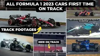All 2023 Formula 1 Cars first look on track | With Track Footage