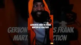 Gervonta Davis vs Frank Martin ko reaction #tankdavis #gervontadavis #boxing #follow #subscribe #tko