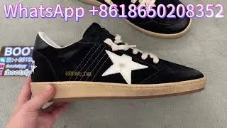 Unboxing Golden Goose Ball Star &ndash; Black Suede & White Star | Distressed Luxury Streetstyle! 👟⚫️⭐️