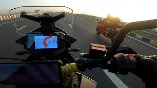 KTM 390 VS Ducati !!!Epic Race!!