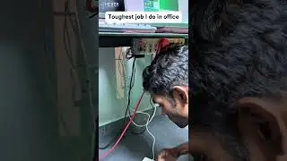 Tell the toughest job you do in office??😒 #officetiktok #officetrends