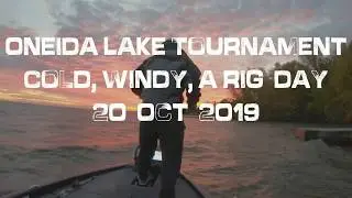 Late Season Oneida Lake A Rig Action