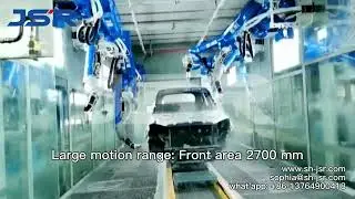 Yaskawa automatic painting robot MPX3500，Industrial Robot Integrator JS'R