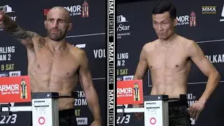 UFC 273 Weigh-Ins: Alexander Volkanovski, Korean Zombie Make Weight - MMA Fighting