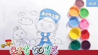 Pepee Coloring Pages for Kids | Drawing and Painting for Kids | Art toys ☆