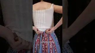 Remaking a skirt from 150 years ago
