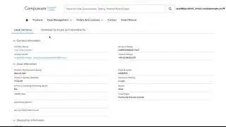 Managing a Case in the Compuware Support Center